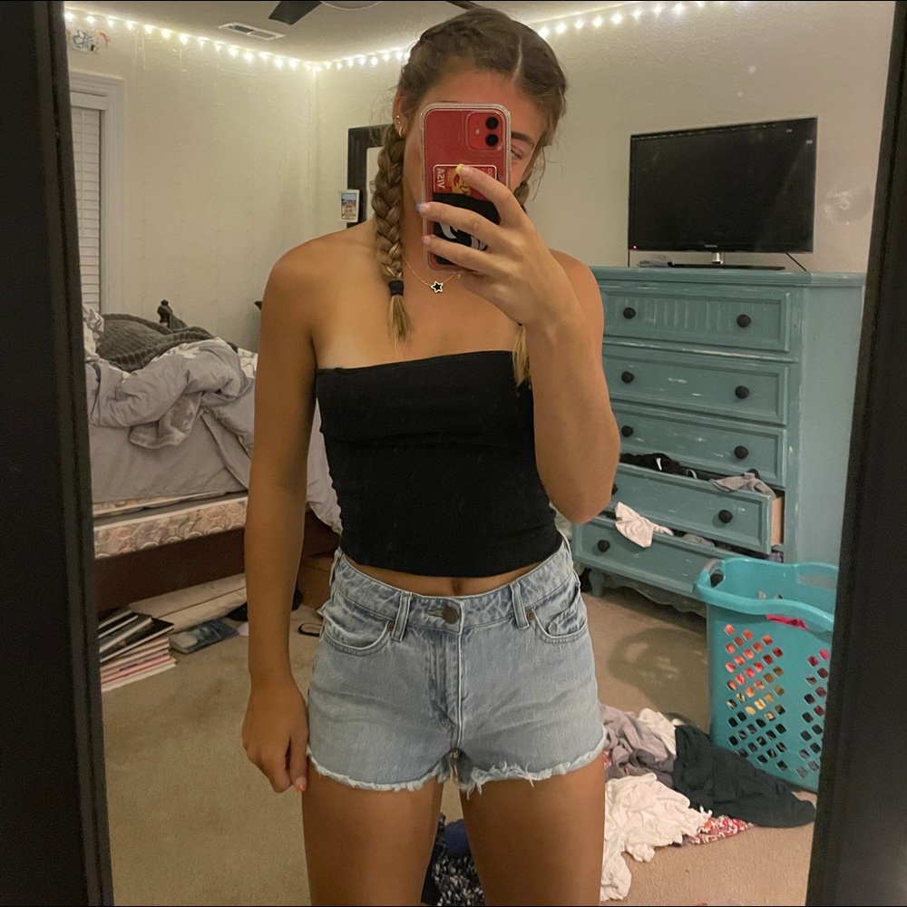 volcom jean shorts